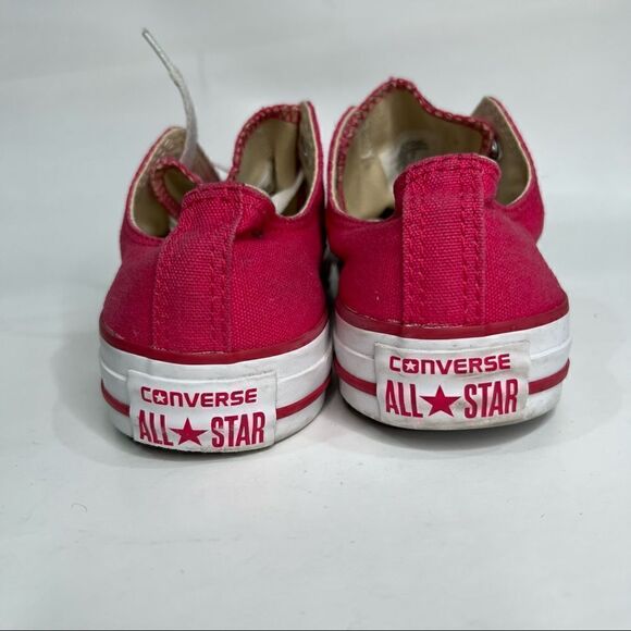 Converse All Star Pink and White Sneakers - Picture 4 of 12